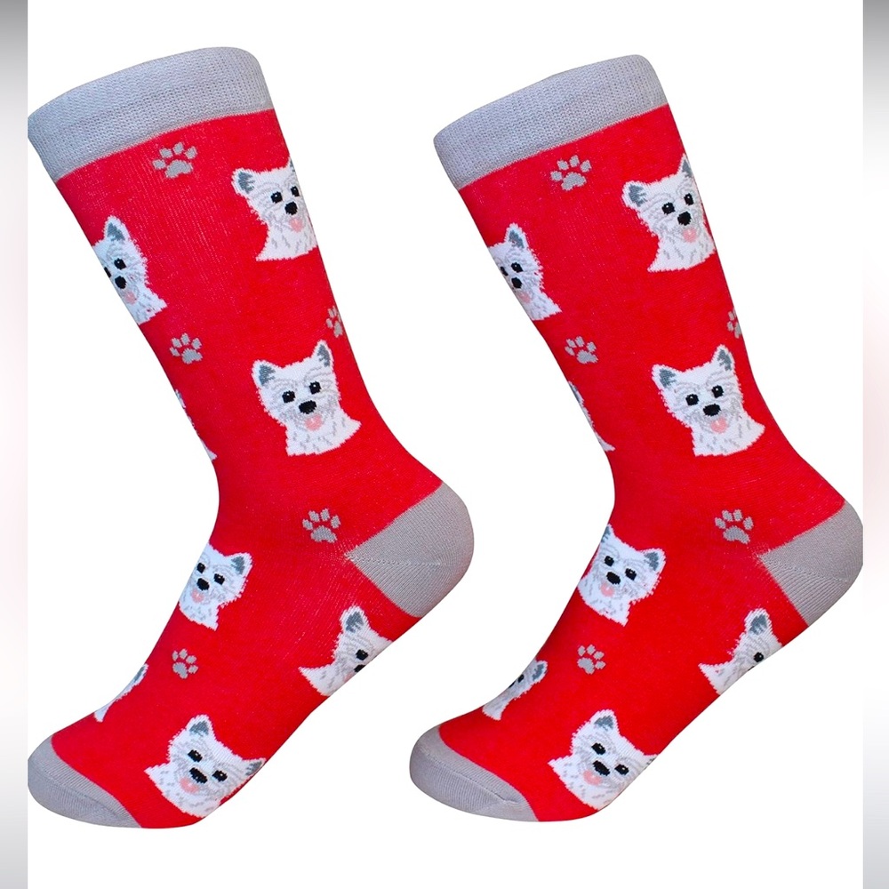 NWT’s Dog lover Westie Socks by Sock Daddy